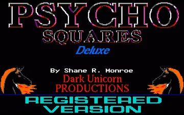 Psycho Squares Deluxe screen shot title